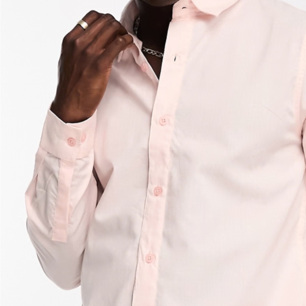 Men's Pink Bolongaro Trevor Dress Shirt